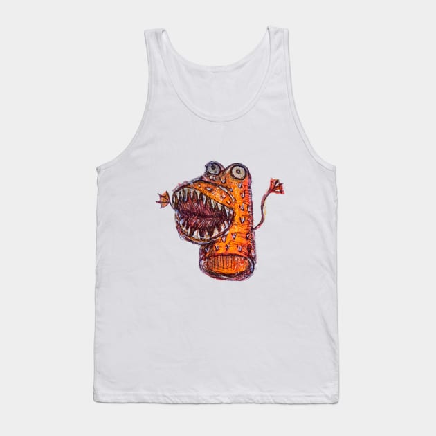 Monster Finger Puppet Tank Top by Animal Surrealism